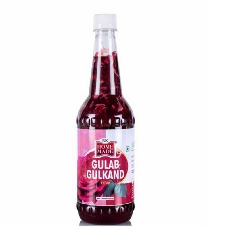 Homemade Gulab Gulkand Syrup