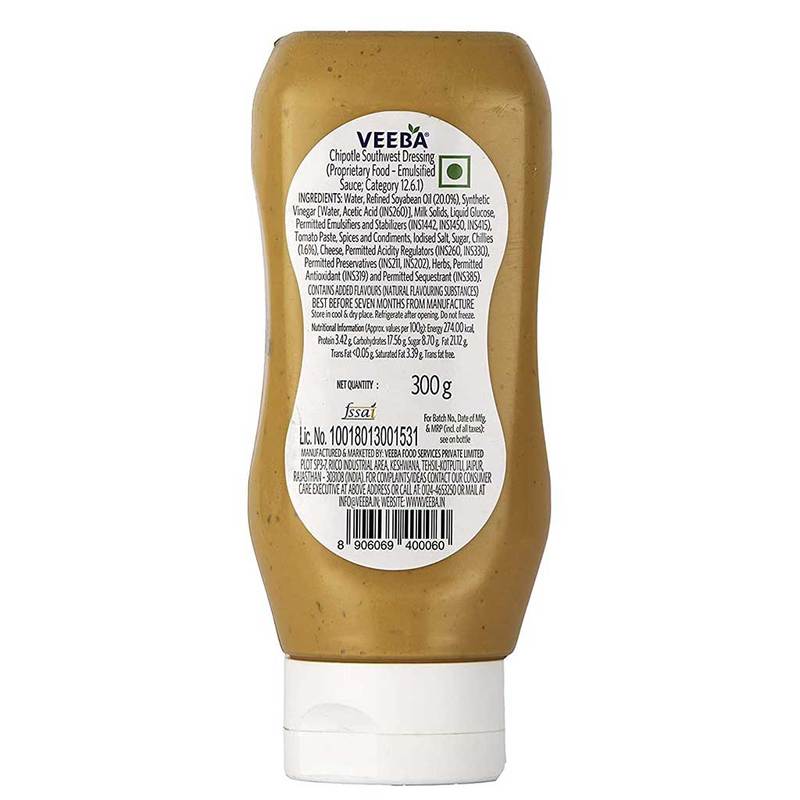 Veeba Chipotle Southwest Dressing